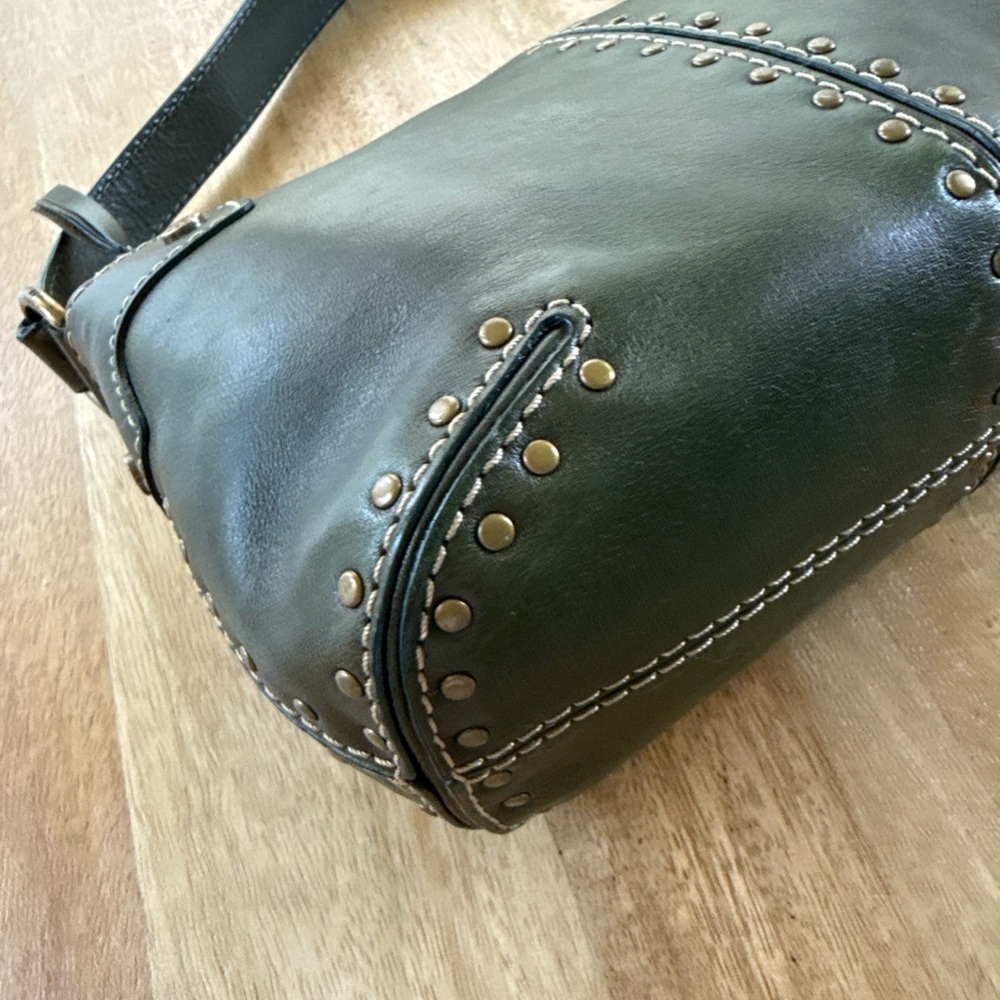 Michael Kors Astor Green Shoulder Bag original - Picture 8 of 16